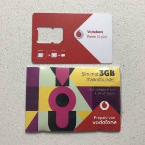 כרטיס סים נטען מבית Vodafone – הולנד (טעון ב 20 יורו – כולל מספר ומוכן לשימוש)