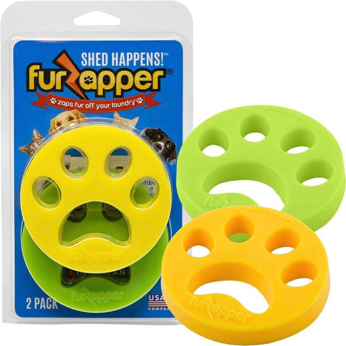 FurZapper - מסיר פרוות חיות מחמד לכביסה חבילה של 2 יחידות