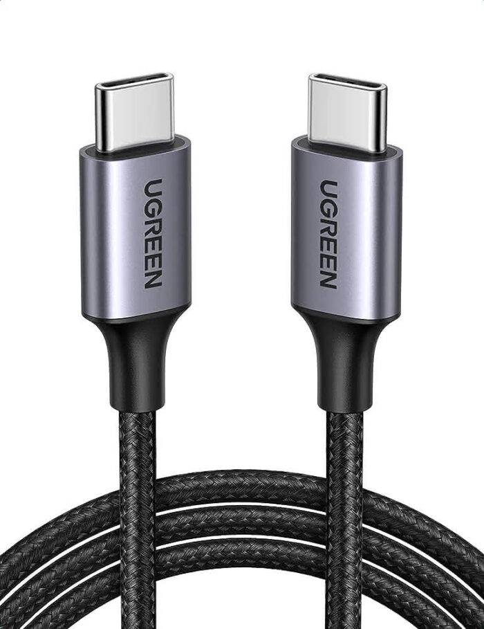 כבל טעינה וסנכרון UGREEN 60W USB-C - באורך 1 מטר